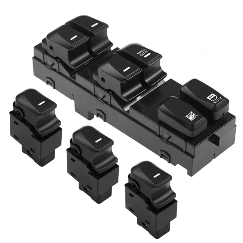 Auto Fensterheber Schalter Für Hyundai Für Sonata 2015 2016 2017 2018 2019 93570-C1010 Elektrische Fenster Schalter Glas Heber Taste Auto 93570-C1000(Auto Down Set) von BOHHO