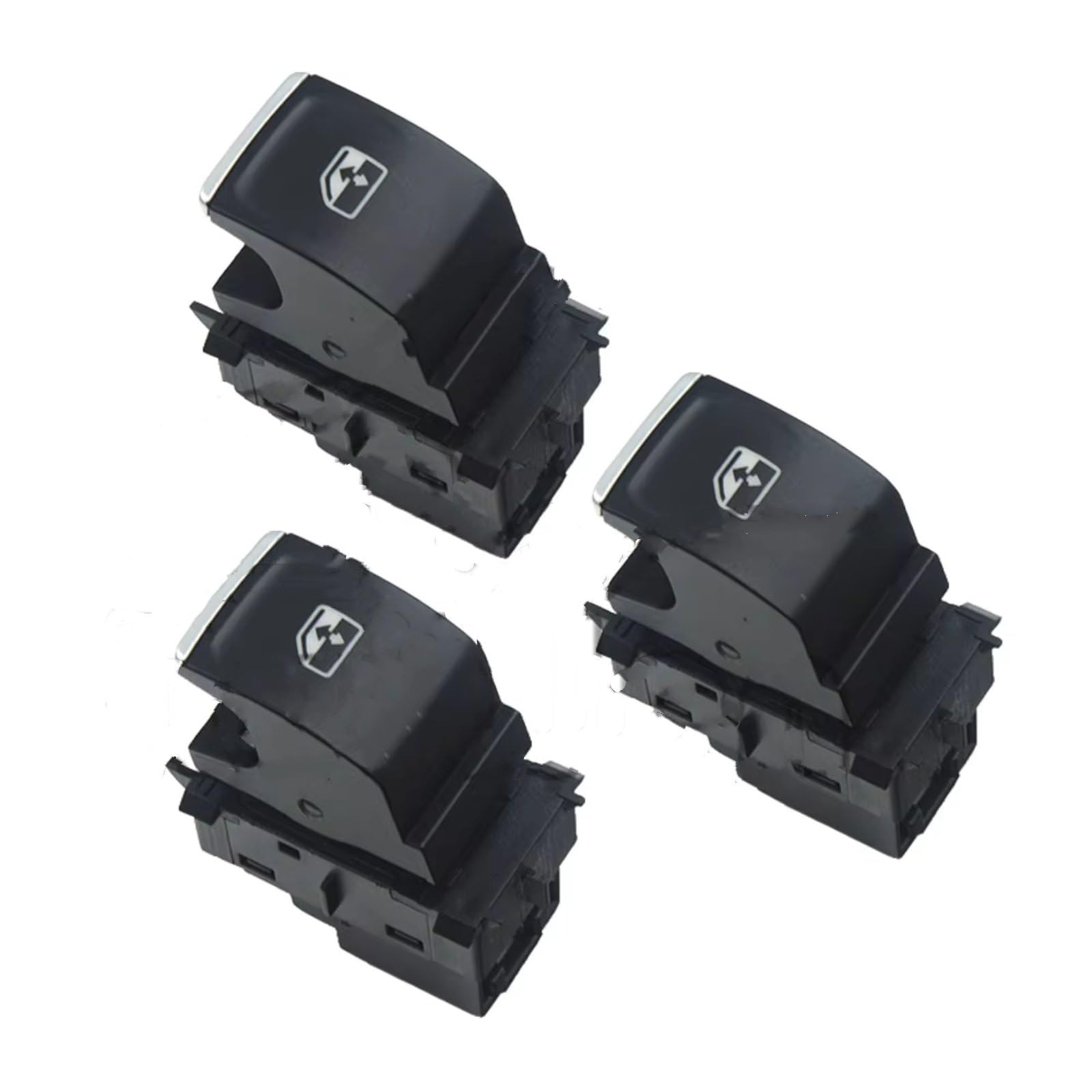 Auto Fensterheber Schalter Für VW Für Golf Mk7 Für Passat B8 Für Tiguan Für Touran 2014-2016 OE: 5G0959857A 5G0959855 Power Fenster Schalter Control Taste(3PCS Passenger) von BOHHO