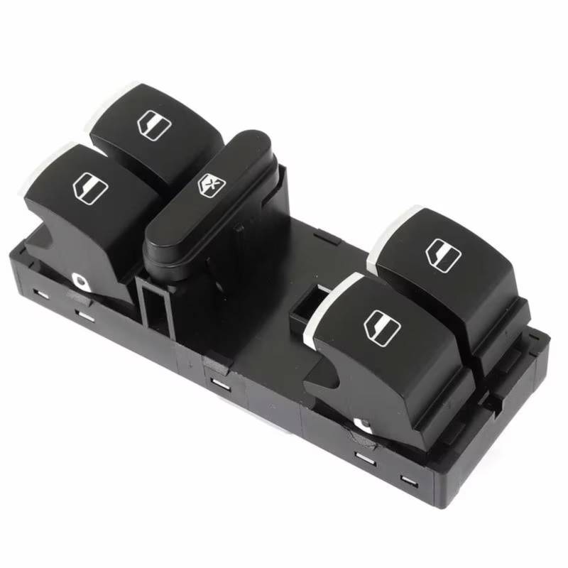 Auto Fensterheber Schalter Für VW Für Tiguan Für Golf Für Jetta MK5 MK6 CC Für Passat Vorne Hinten Elektrische Fenster Schalter Taste 5ND959855 5ND959857(Driver Side) von BOHHO
