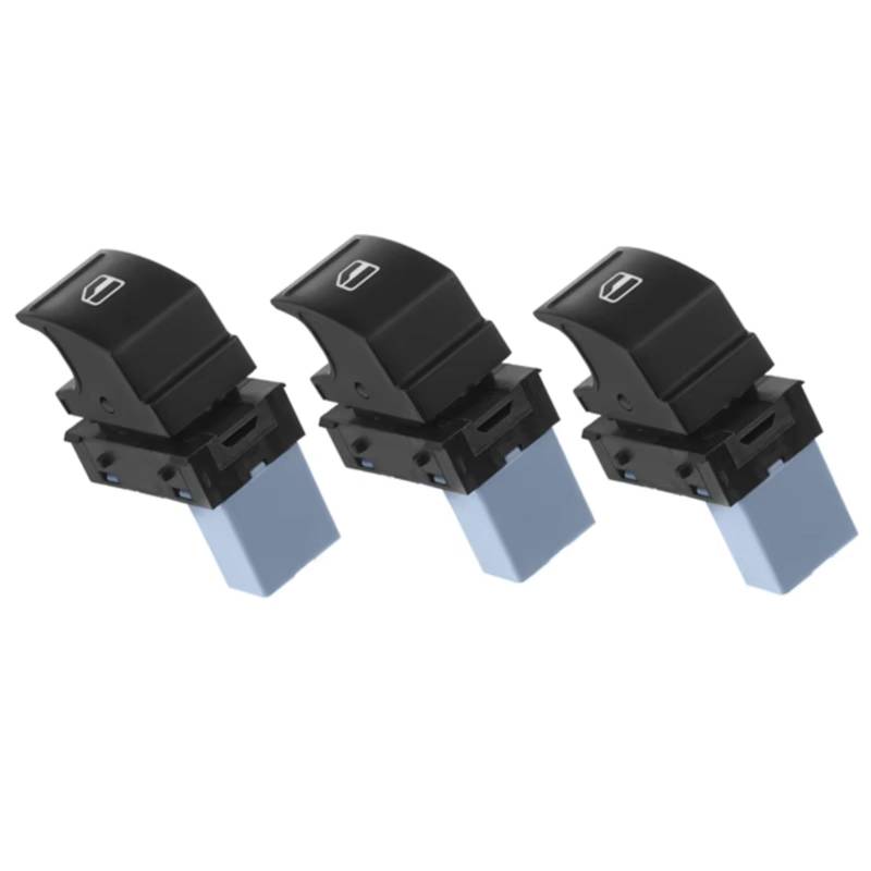 Auto Fensterheber Schalter Für VW Für Touareg Front Driver Tür Master Fensterheber Schalter Cuntrol Taste Auto 7L6959855B 7L6959857E(3 Buttons) von BOHHO
