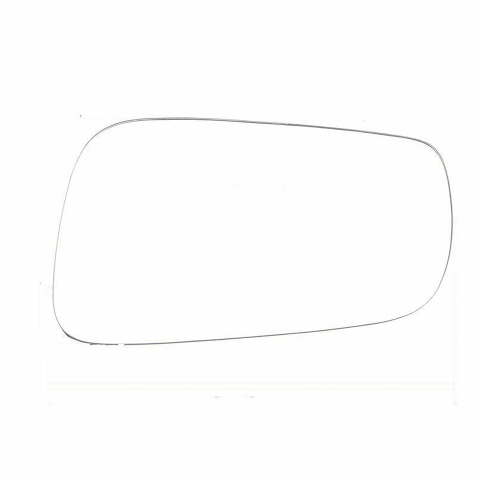 Für VW Für Jetta Für Golf MK4 Für Passat 1999-2004 Auto Rückspiegel Links/Rechts Seite beheizten Spiegel Glas Fit Außenspiegelglas(Links) von BOHHO