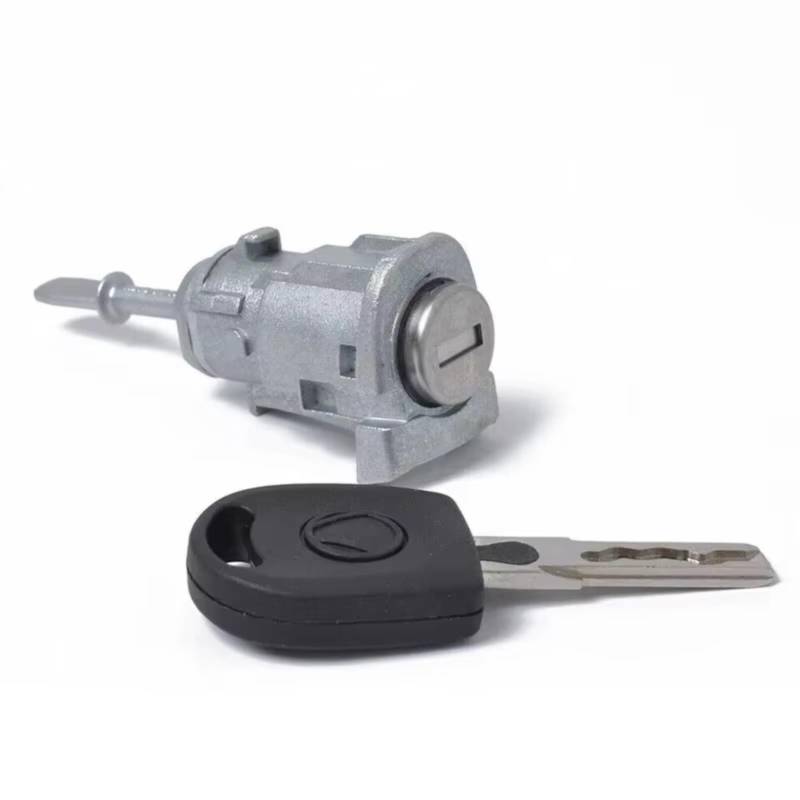 Kofferraum Türschloss Für VW Für Golf 4 Iv Für Mk4 Für Bora A6 Für Polo 1997-2009 604837167 604837168 Türschloss Zylinder Schlüssel Heckklappenschloss(Rechts) von BOHHO
