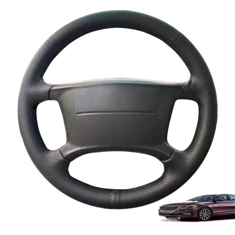 Lenkradschutz Für E36 E46 E39 E83 E53 Atmungsaktive Mikrofaser Leder Auto Innen Zubehör DIY Auto Lenkrad Abdeckung Lenkradschoner(Red Thread) von BOHHO