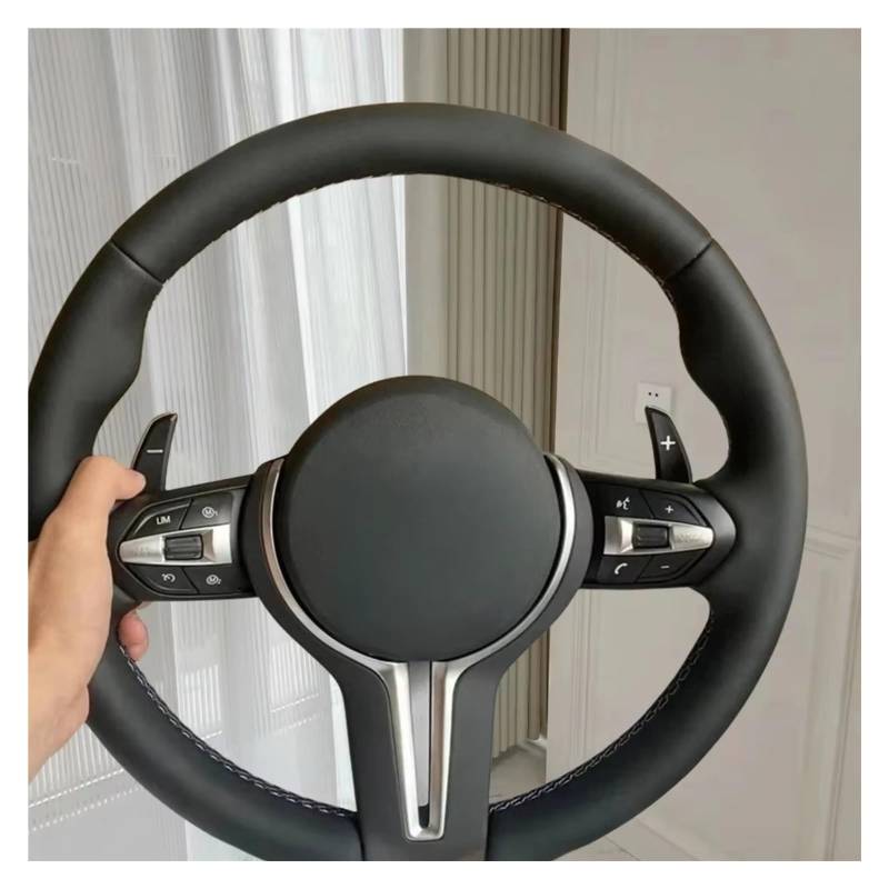 Lenkradschutz Für F30 3 5 Serie F10 F13 F01 M5 Leistung Sport F32 F11 E90 E83 Auto Lenkrad Leder Lenkradschoner(M3 A) von BOHHO