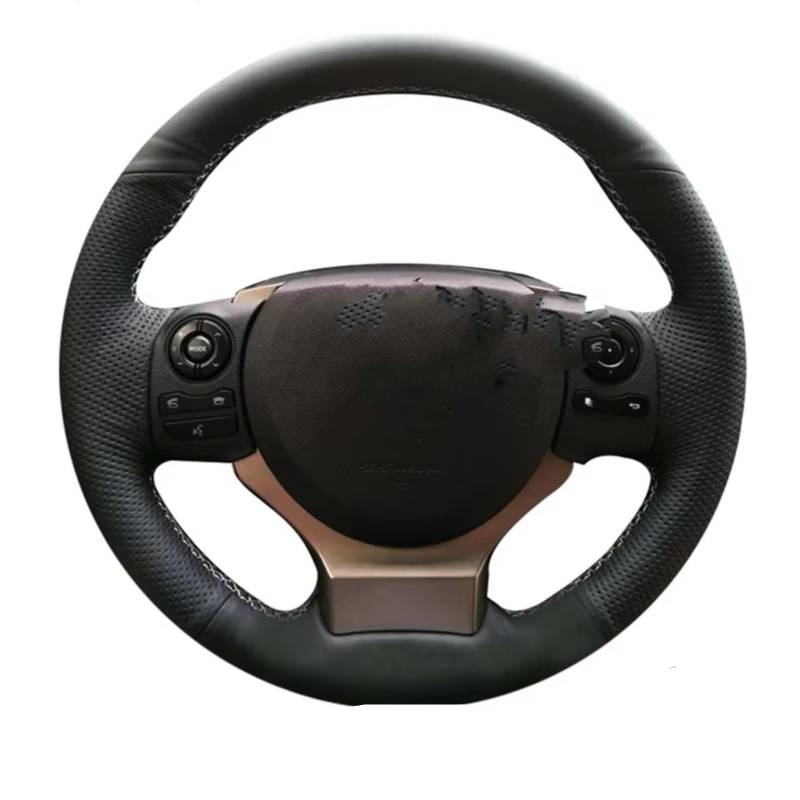 Lenkradschutz Für Lexus IS250 2014 2015 IS200t 2016 2017 IS300 IS350 is F-Sport DIY Mikrofaser Leder Auto Lenkradbezug Lenkradschoner(Orange Thread) von BOHHO