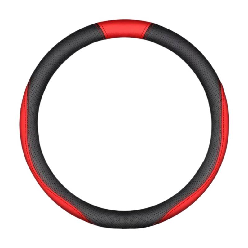 Lenkradschutz Für Mazda2 3 6 Für SKYACTIV Für Axela Für Atenza CX30 CX5 CX8 CX9 MX5 RX8 RX7 BT50 Wildleder Leder Auto Lenkrad Abdeckung Lenkradschoner(A red) von BOHHO