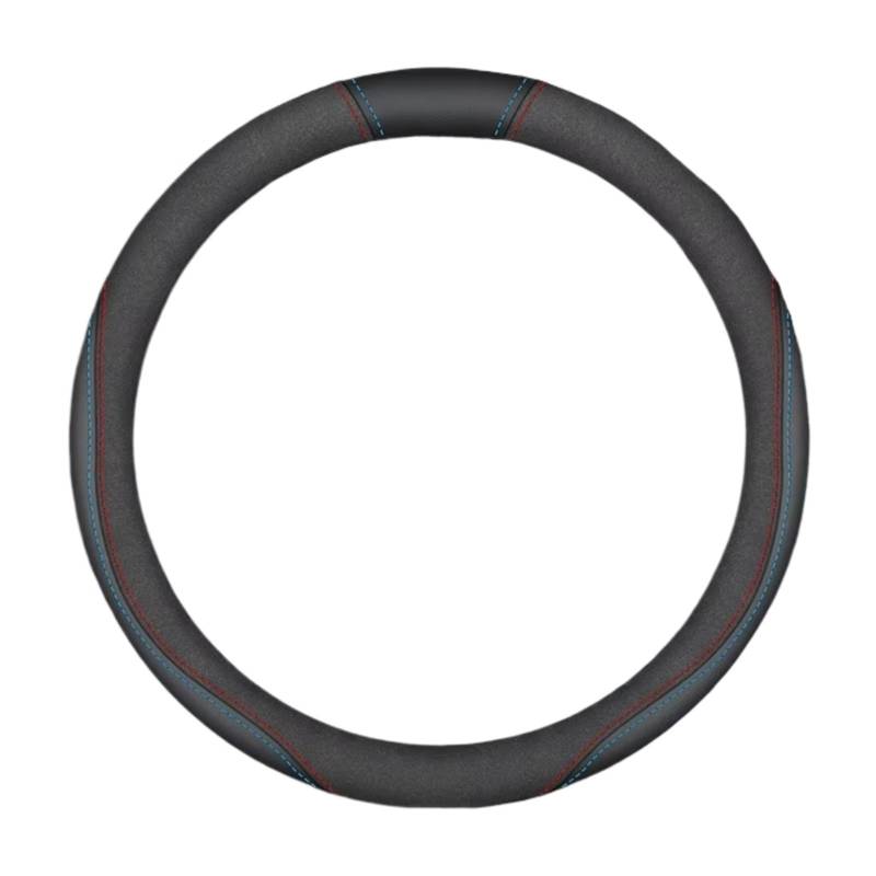 Lenkradschutz Für Mazda2 3 6 Für SKYACTIV Für Axela Für Atenza CX30 CX5 CX8 CX9 MX5 RX8 RX7 BT50 Wildleder Leder Auto Lenkrad Abdeckung Lenkradschoner(B Black) von BOHHO