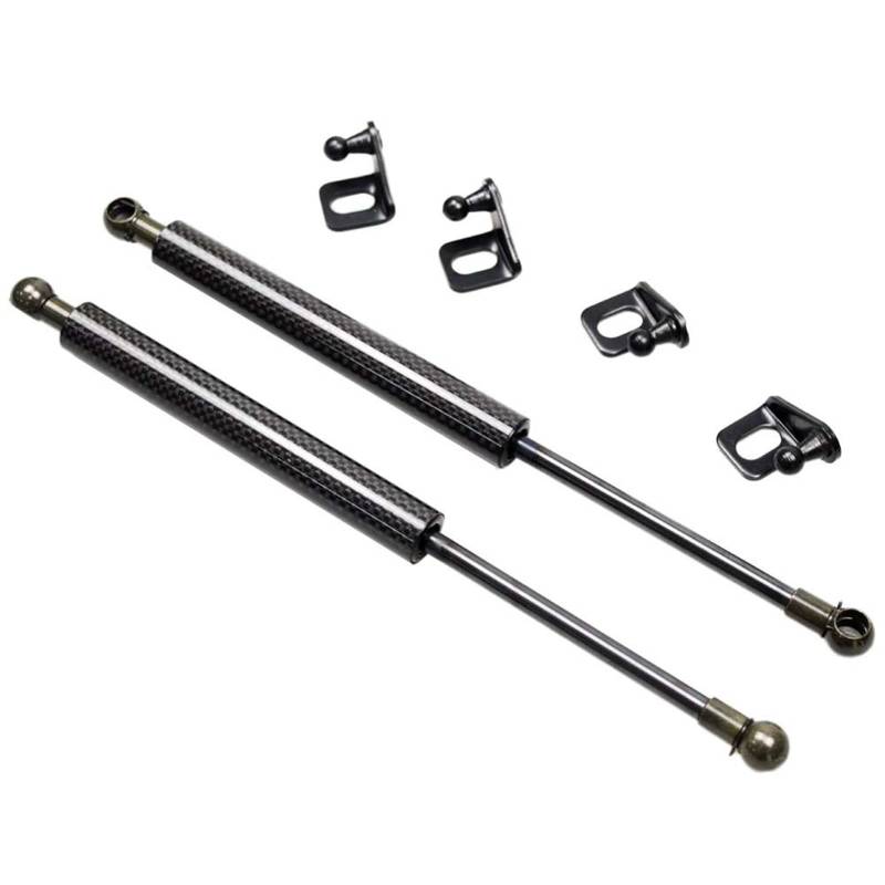 Motorhauben Gasfeder Für Opel Für Astra K B16 2015-2023 Front Hood Bonnet Gas Streben Lift Unterstützung Stange Schock Dämpfer Prop Frühling Gasfeder Motorhaube Vorne(Carbon Fiber Black) von BOHHO
