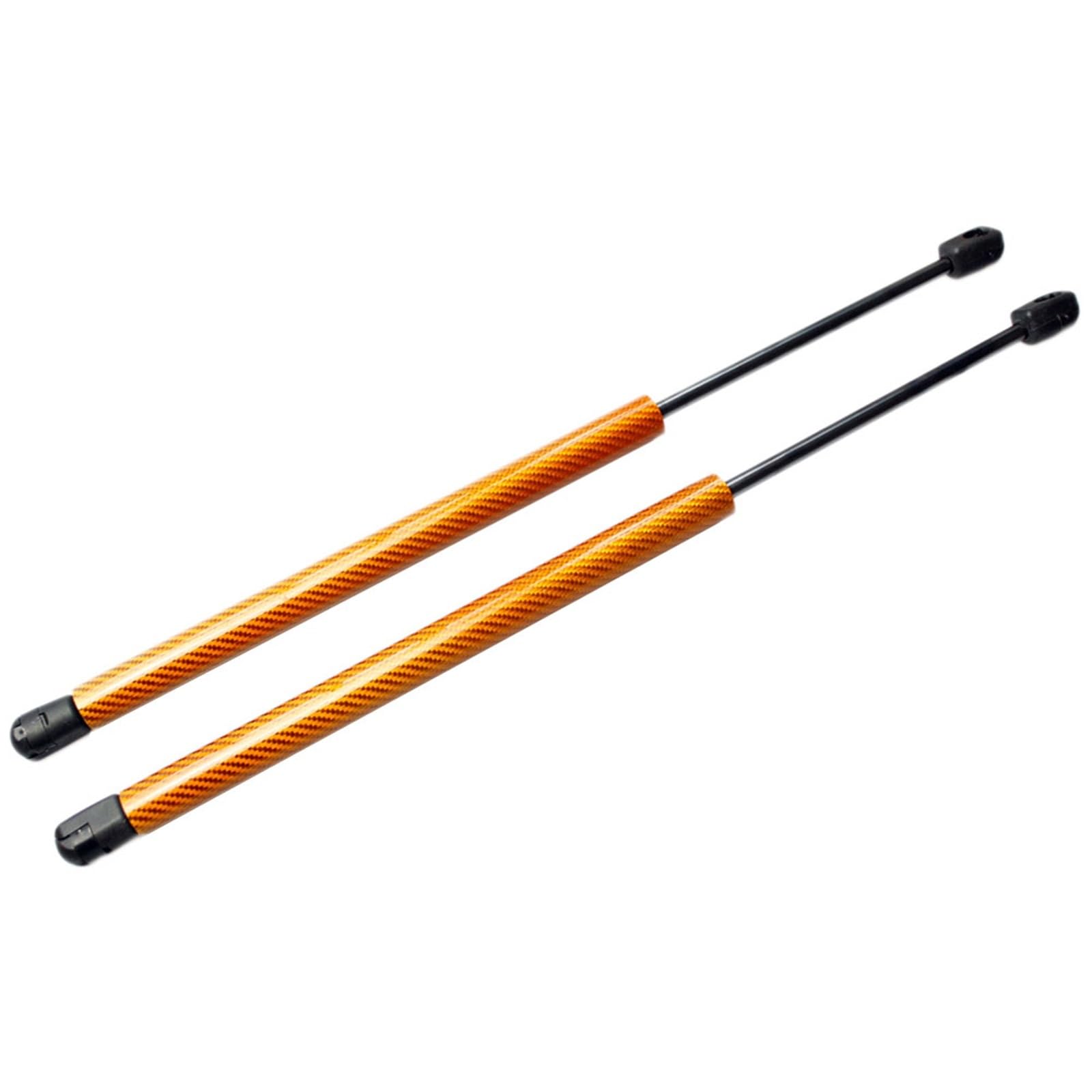 Motorhauben Gasfeder Für Toyota FJ Für Cruiser 2010-2019 Front Hood Bonnet Ändern Gas Streben Schock Dämpfer Lift Unterstützt Auto-Styling Absorber Gasfeder Motorhaube Vorne(Orange Carbon Fiber) von BOHHO