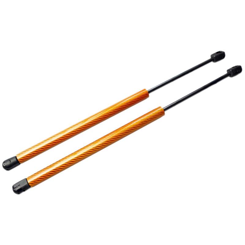 Motorhauben Gasfeder Für Toyota FJ Für Cruiser 2010-2019 Front Hood Bonnet Ändern Gas Streben Schock Dämpfer Lift Unterstützt Auto-Styling Absorber Gasfeder Motorhaube Vorne(Orange Carbon Fiber) von BOHHO