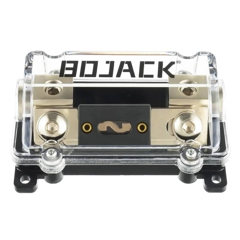 BOJACK 0/2/4 Gauge AWG In-Line ANL Sicherungshalter mit 150 Amp Sicherung, Automobil-Sicherungsblock, Sicherungskasten, Inline-Sicherungshalter – keine Drahtklemmen erforderlich von BOJACK