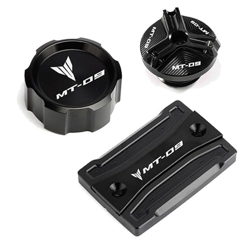 BONFUN Bremspumpenabdeckung Motorrad-Öleinfülldeckel vorne hinten Bremsflüssigkeitsbehälter-Abdeckung für Ya&maha MT09 SP 2020–2023 MT-09 Tracer 900/GT 2014–2019 BONFUN Bremspumpenabdeckung Motorrad-Öleinfülldeckel vorne hinten Bremsflüssigkeitsbehälter-Abdeckung für Ya&maha MT09 SP 2020–2023 MT-09 Tracer 900/GT 2014–2019 von BONFUN