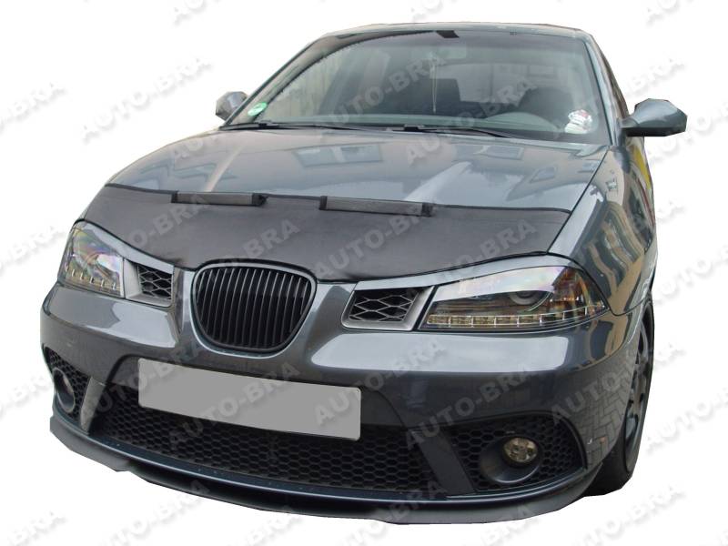 AB3-00133 Bonnet BRA kompatibel mit Seat Ibiza 6l Bj. 2002-2008 Haubenbra Steinschlagschutz Tuning Bonnet Bra von BONNET BRA