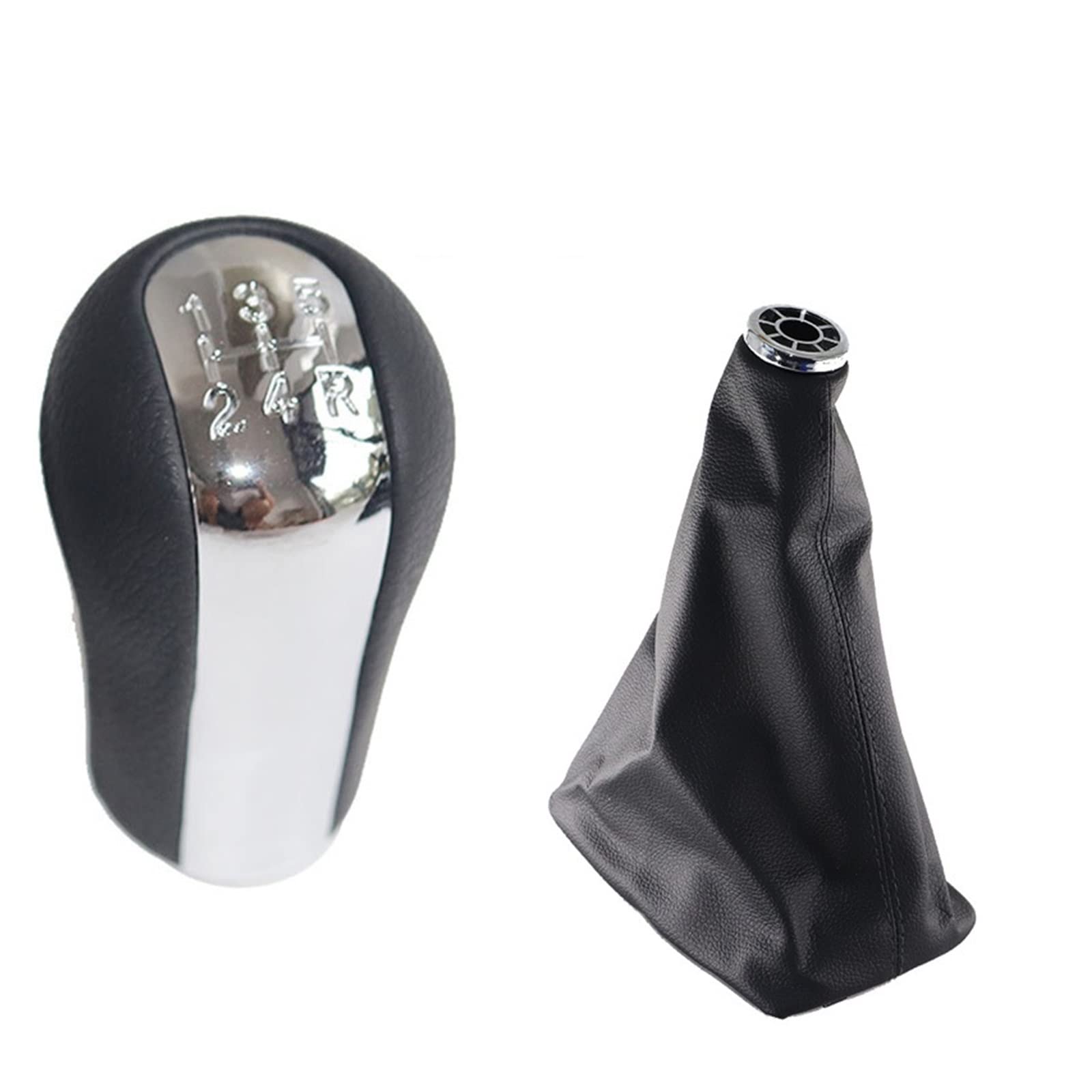 Auto Schaltknauf Für Toyota Für COROLLA Für Kombi (_E12_) (2001-2007) 5/6-Gang Schaltknauf Shifter Hebel Griff Stick Schalthebel Auto (Size : 5 speed set) von BONNYT