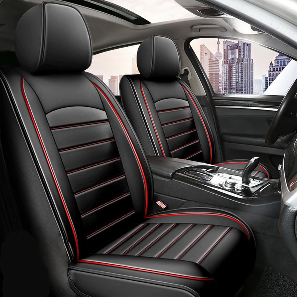 BONOOL Auto Sitzbezüge Set, Für Audi A3 8P 8L A6 4F A4 A6 A5 A7 Q2 Q3 Q5 Q7 Langlebig Wasserdicht Leicht Zu Reinigen Atmungsaktive Rutschfester Leder-Sitzbezug,C BONOOL Auto Sitzbezüge Set, Für Audi A3 8P 8L A6 4F A4 A6 A5 A7 Q2 Q3 Q5 Q7 Langlebig Wasserdicht Leicht Zu Reinigen Atmungsaktive Rutschfester Leder-Sitzbezug,C von BONOOL