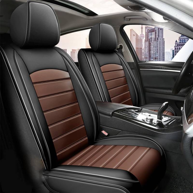 BONOOL Auto Sitzbezüge Set, Für Toyota Corolla Hybrid Langlebig Wasserdicht Leicht Zu Reinigen Atmungsaktive Rutschfester Leder-Sitzbezug,A von BONOOL