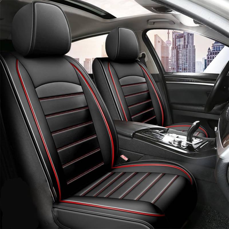 BONOOL Auto Sitzbezüge Set, Für Toyota Corolla Hybrid Langlebig Wasserdicht Leicht Zu Reinigen Atmungsaktive Rutschfester Leder-Sitzbezug,C von BONOOL