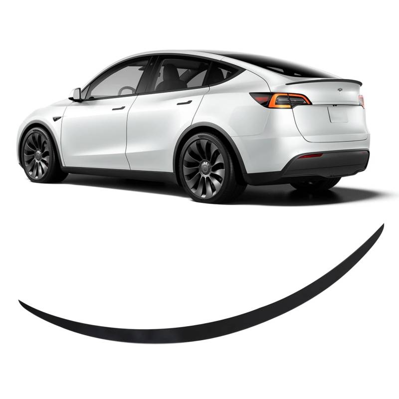 BONRYAN Geeignet für Tesla Model Y Spoiler Original Heckspoiler Flügel Lippe Matt Schwarz für 2020 2021 2022 2023 Tesla Model Y Zubehör von BONRYAN