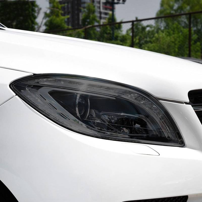 Autozubehör Scheinwerfer Schutzfolie Transparent Schwarz TPU Aufkleber, Für Mercedes Benz ML Klasse W166 2012-2015 ML320 ML350 63 von BOOER