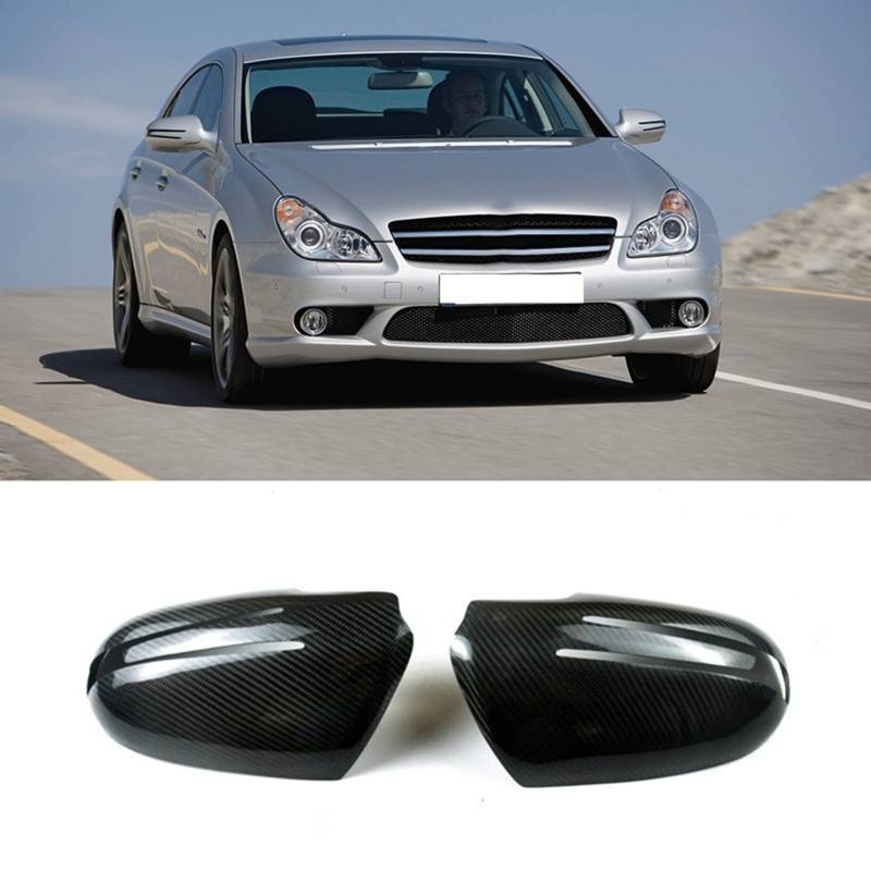 Carbon Spiegelabdeckung Rückspiegelkappe, für 2008-2009 Mercedes-Benz W219 CLS300 CLS350 CLS500 von BOOER