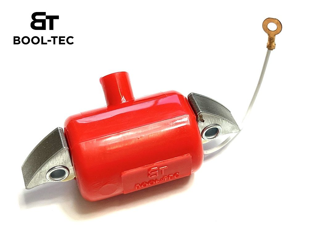 1A Qualitäts Zündspule rot für Bosch und Ducati Zündung 54mm BOOL-Tec von BOOL-tec