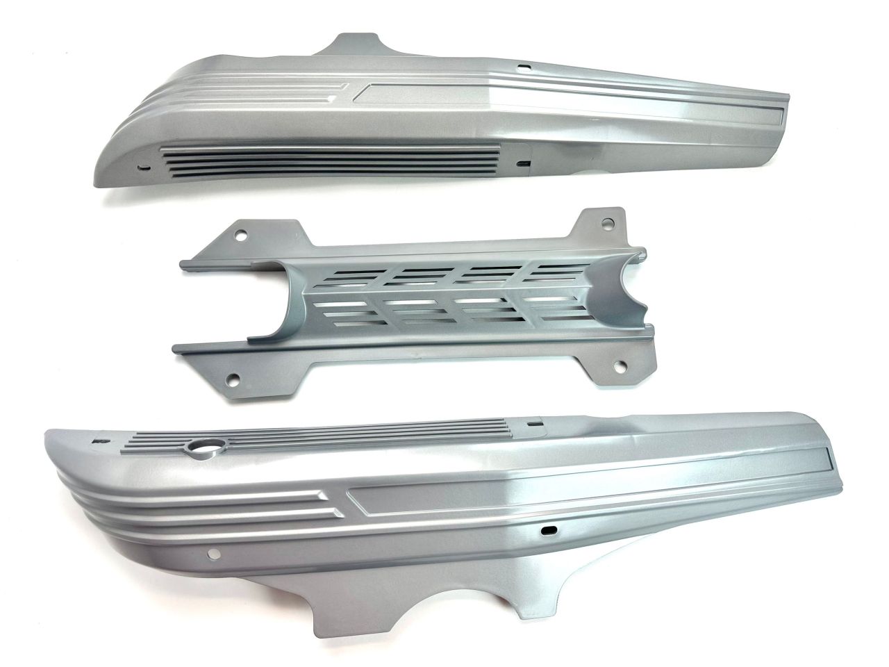 3tlg. Hercules Trittbretter Mittelteil silber Seitenverkleidung Prima 4 5 Optima 3tlg. Hercules Trittbretter Mittelteil silber Seitenverkleidung Prima 4 5 Optima von BOOL-tec