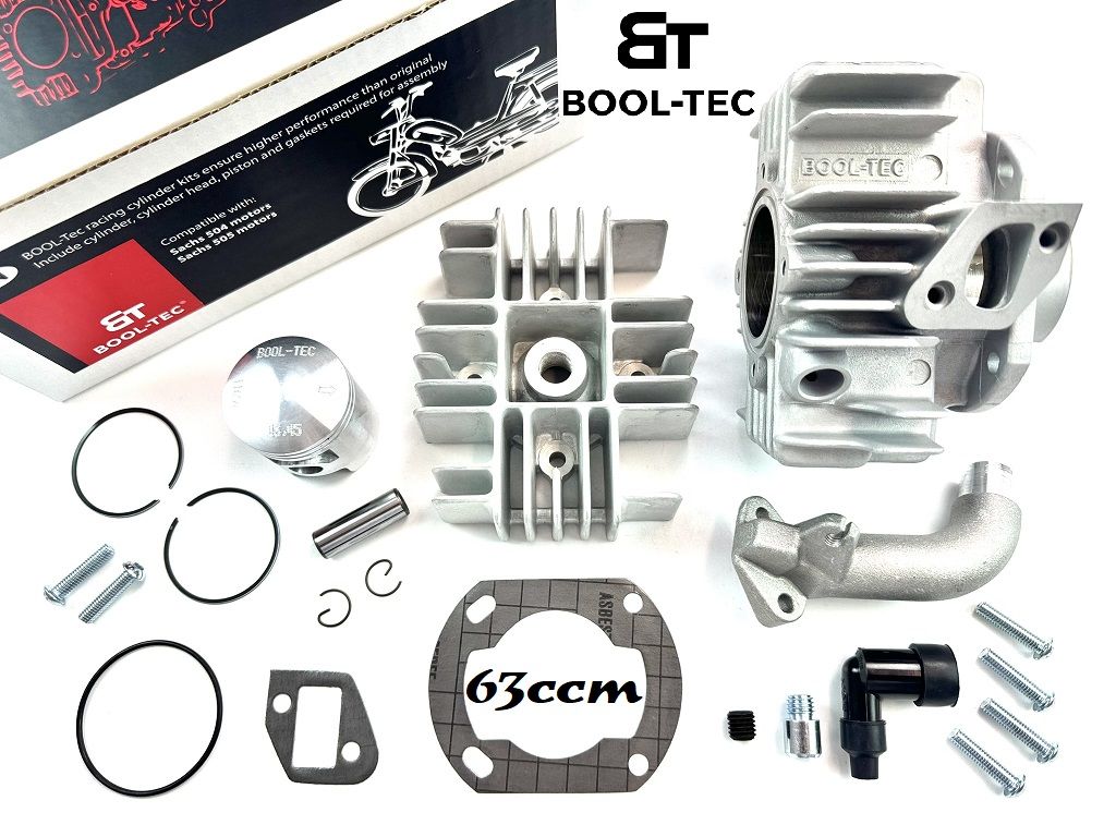 BOOL-Tec 3G Tuning Zylinder SET 63ccm für Hercules Prima 2 3 4 5 KTM Sachs 50... von BOOL-tec