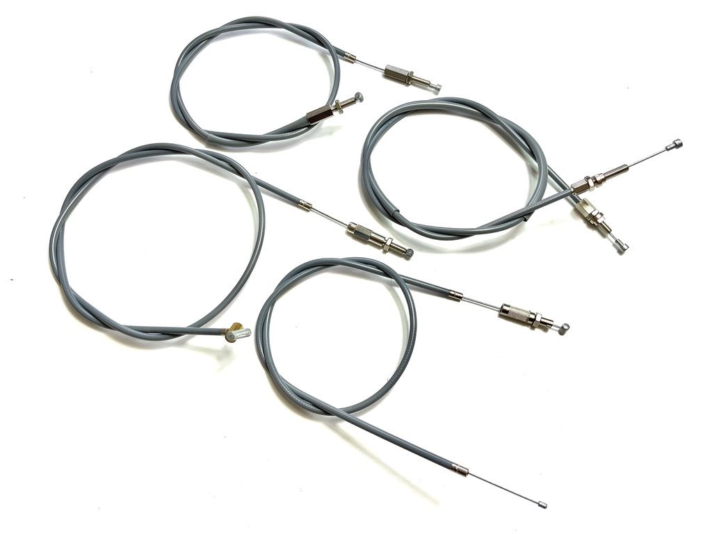 Bowdenzüge SET grau 4 Stück passend für Zündapp 434 Bergsteiger M25 M50 Gaszu... Bowdenzüge SET grau 4 Stück passend für Zündapp 434 Bergsteiger M25 M50 Gaszu... von BOOL-tec