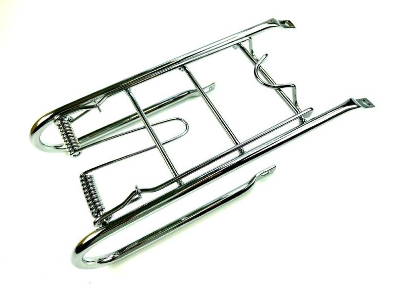 Front Gepäckträger chrom für Hercules M2 M3 M4 M5 P3 HR2 von BOOL-tec
