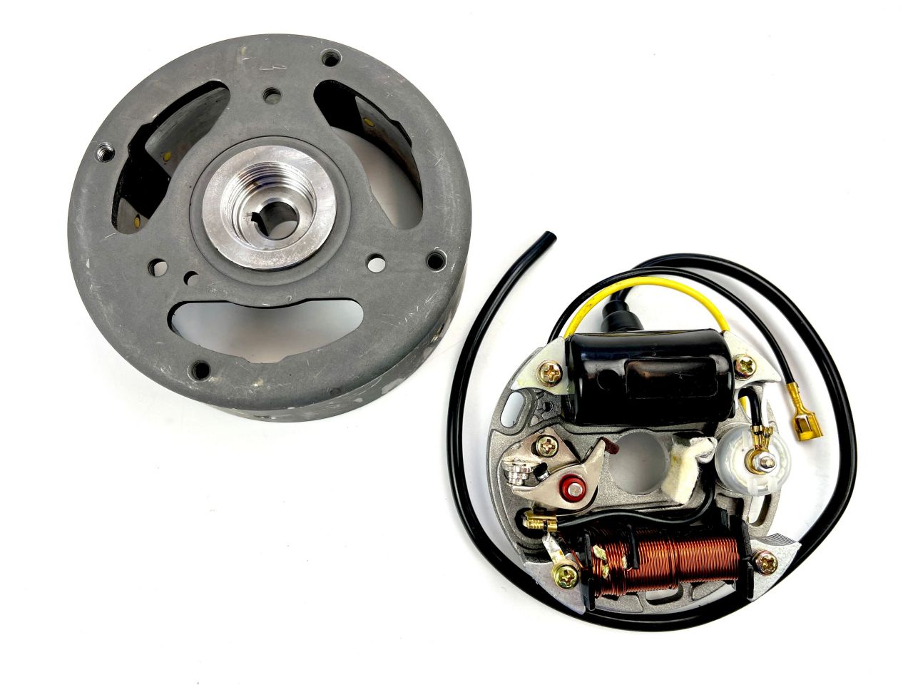 Zündung mit Polrad 6V 17W rechtsdrehend passend für Puch Maxi + Hercules GT GX Zündung mit Polrad 6V 17W rechtsdrehend passend für Puch Maxi + Hercules GT GX von BOOL-tec