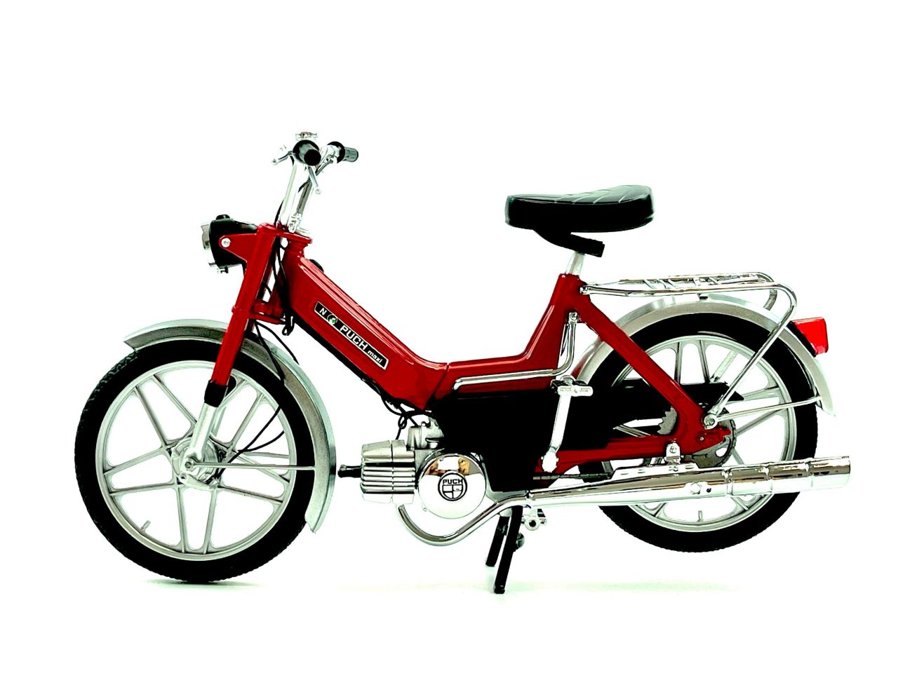 Mofa Modell Maßstab 1:10 PUCH Maxi N rot von 50cc Legends Moped von BOOL-tec