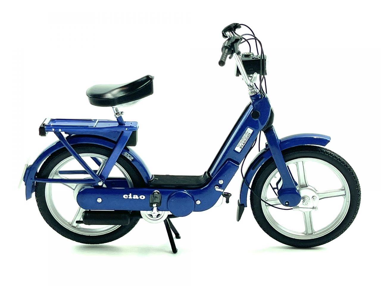Mofa Modell Maßstab 1:10 Piaggio Ciao blau-metallic von 50cc Legends Moped von BOOL-tec