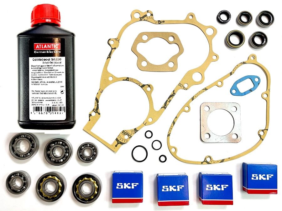 Motordichtsatz KREILDER 3 Gang Motor Lager Dichtung Simmering Getriebeöl Florett Motordichtsatz KREILDER 3 Gang Motor Lager Dichtung Simmering Getriebeöl Florett von BOOL-tec