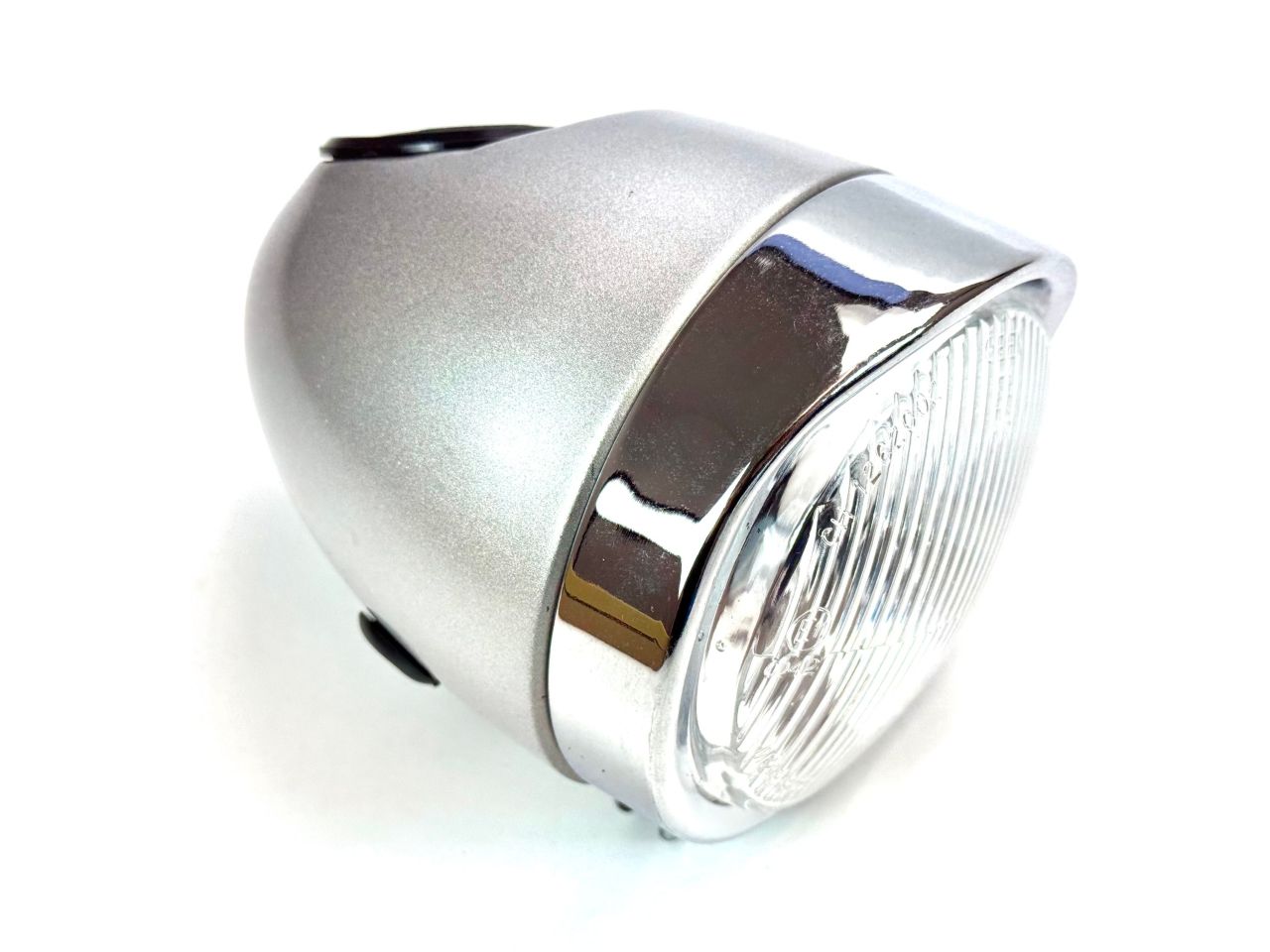 NSU Quickly - DKW - Victoria HQ Eierlampe silber / Scheinwerfer Mofa Moped Lampe NSU Quickly - DKW - Victoria HQ Eierlampe silber / Scheinwerfer Mofa Moped Lampe von BOOL-tec