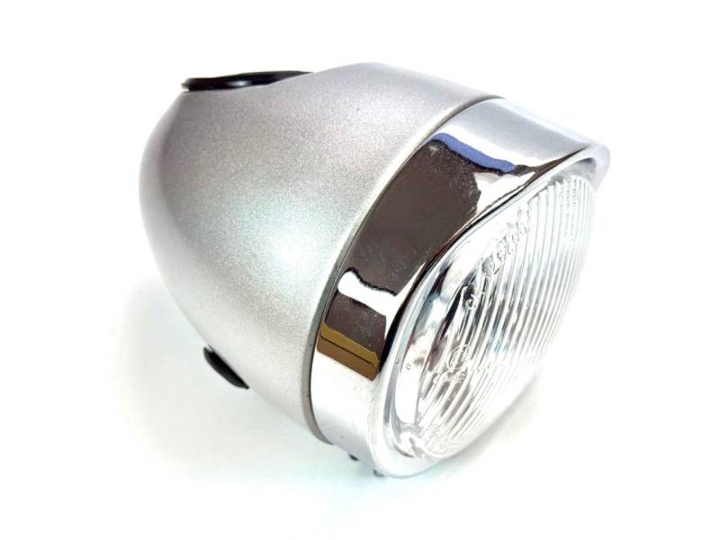 NSU Quickly - DKW - Victoria HQ Eierlampe silber / Scheinwerfer Mofa Moped Lampe von BOOL-tec