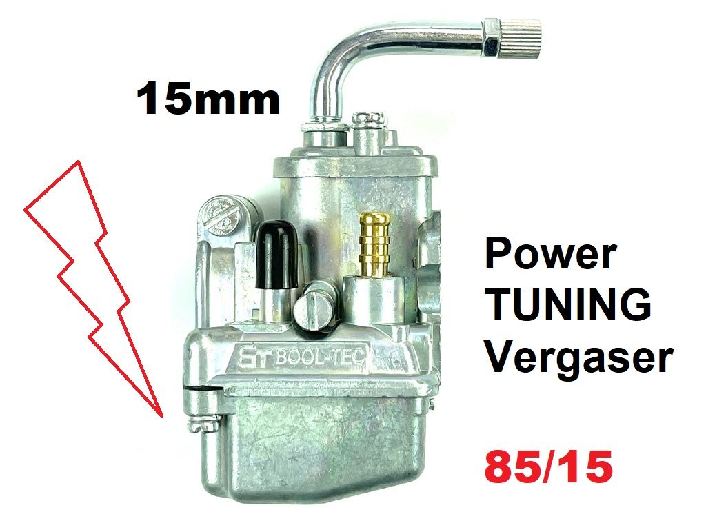 BOOL-Tec TUNING Vergaser 85/15 für Hercules Prima 2 3 4 5 Mofa Optima Moped von BOOL-tec