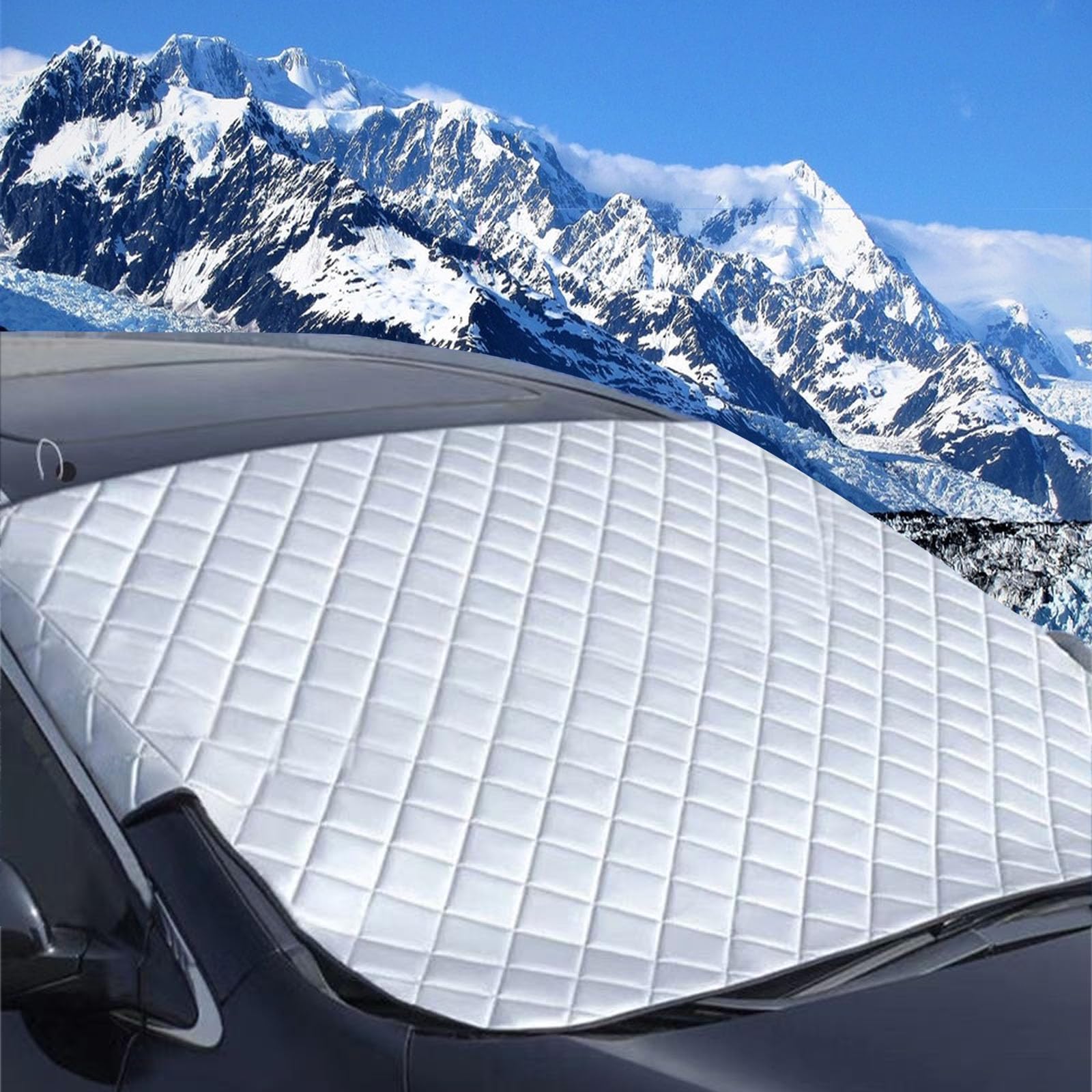 BOOSHMall Frontscheibenabdeckung, Ultra-Dick Scheibenabdeckung Auto, Windschutzscheiben Abdeckung Winter, Sonnenschutz Auto FüR Die Gegen Schnee, EIS, Frost, Staub, 150 * 100 BOOSHMall Frontscheibenabdeckung, Ultra-Dick Scheibenabdeckung Auto, Windschutzscheiben Abdeckung Winter, Sonnenschutz Auto FüR Die Gegen Schnee, EIS, Frost, Staub, 150 * 100 von BOOSHMall