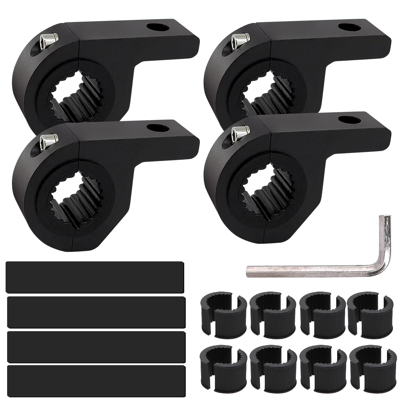 Arbeitsleuchten Halterung,4 Stück 15–32 mm Light Bar Mount Bracket Mit Gummiauflage,Universal Light Bar Halterungs,Auto Motorrad Rohr Klemme Universal Für Geländewagen,Auto,LKW,Motorrad,Boot Arbeitsleuchten Halterung,4 Stück 15–32 mm Light Bar Mount Bracket Mit Gummiauflage,Universal Light Bar Halterungs,Auto Motorrad Rohr Klemme Universal Für Geländewagen,Auto,LKW,Motorrad,Boot von BORDEAG