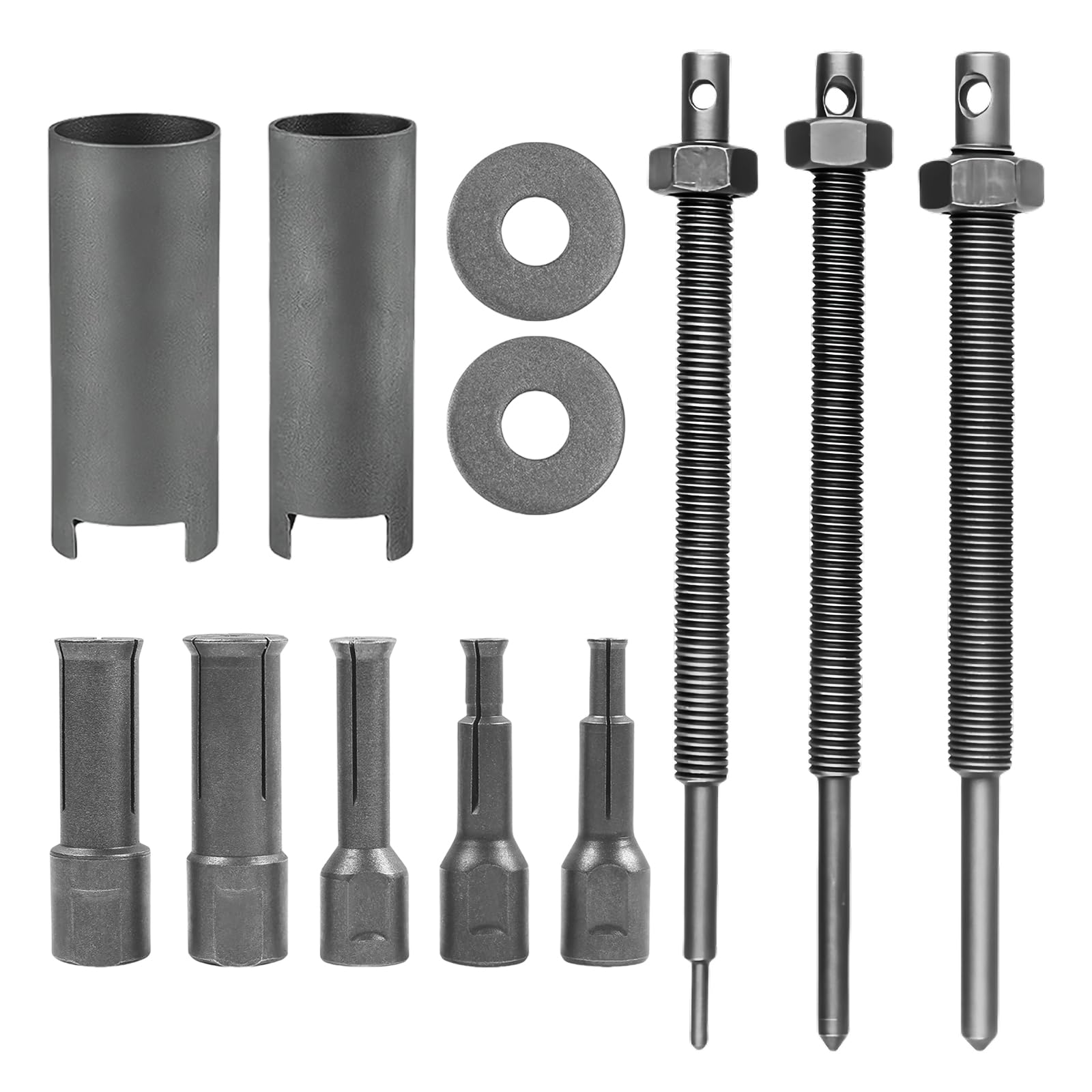 Innenlager Abzieher, Motorrad Innenlager-Auszieher, 9-23 mm Radlager Abzieher Motorrad mit 5 Größen offene Clips, Innenlager-Abzieher-Ausbauwerkzeug-Set,Lagerabzieher Innen Motorrad & Fahrrad (Gray) Innenlager Abzieher, Motorrad Innenlager-Auszieher, 9-23 mm Radlager Abzieher Motorrad mit 5 Größen offene Clips, Innenlager-Abzieher-Ausbauwerkzeug-Set,Lagerabzieher Innen Motorrad & Fahrrad (Gray) von BORDEAG