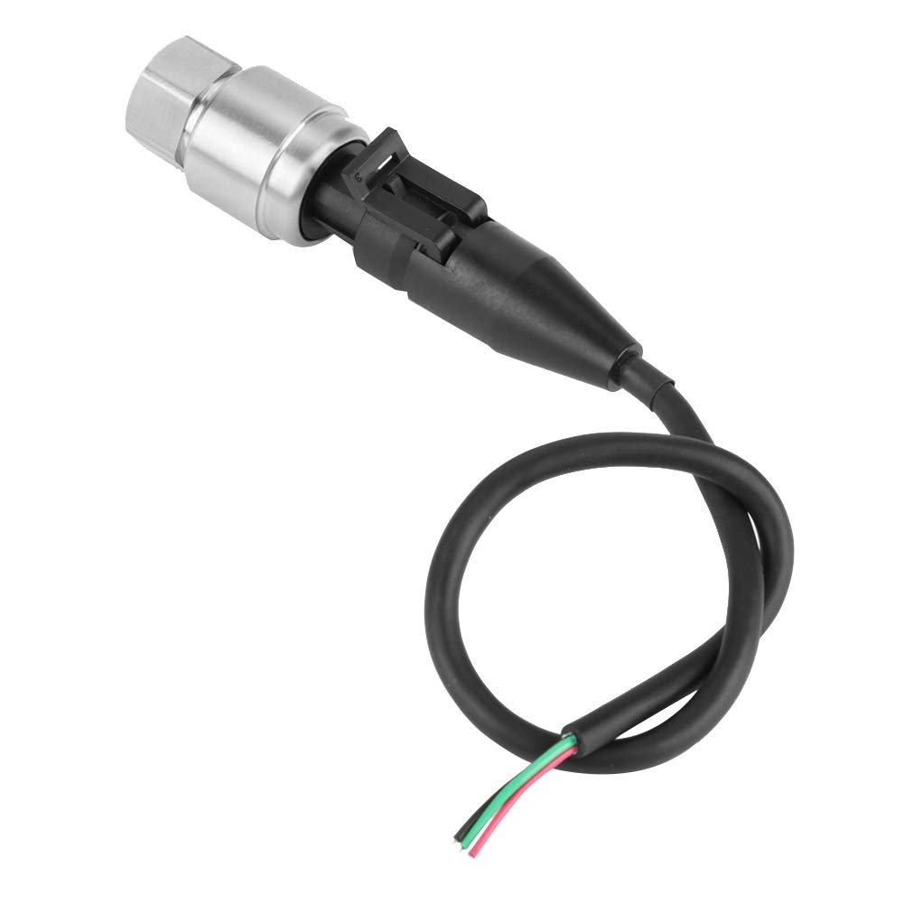 BORDSTRACT Drucksensor G1/4" 5V Ausgang Analog Sensor Überspannungsschutz Funktion Edelstahl für Wasser Luft Gas Heizöl Diesel (80PSI) von BORDSTRACT