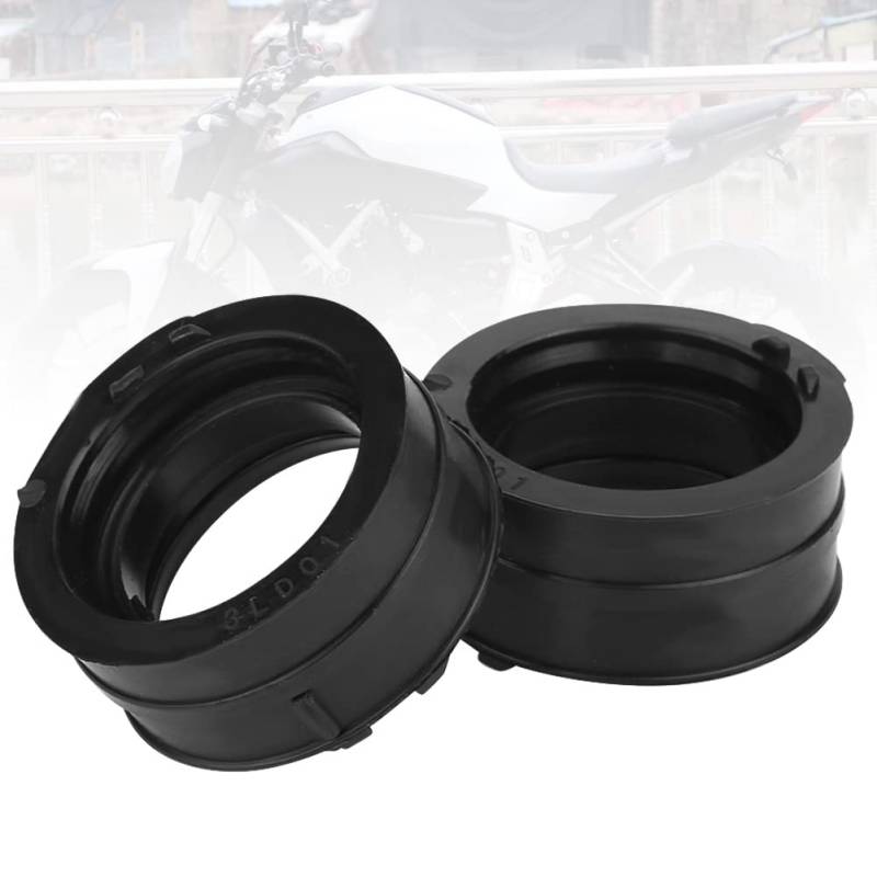 BOROCO 2 Stück Vergaser-Gummimanschette,Motorrad Vergaser Ansaugkrümmer Manschettengelenk Für TDM 850 TDM850 CHY-42 von BOROCO