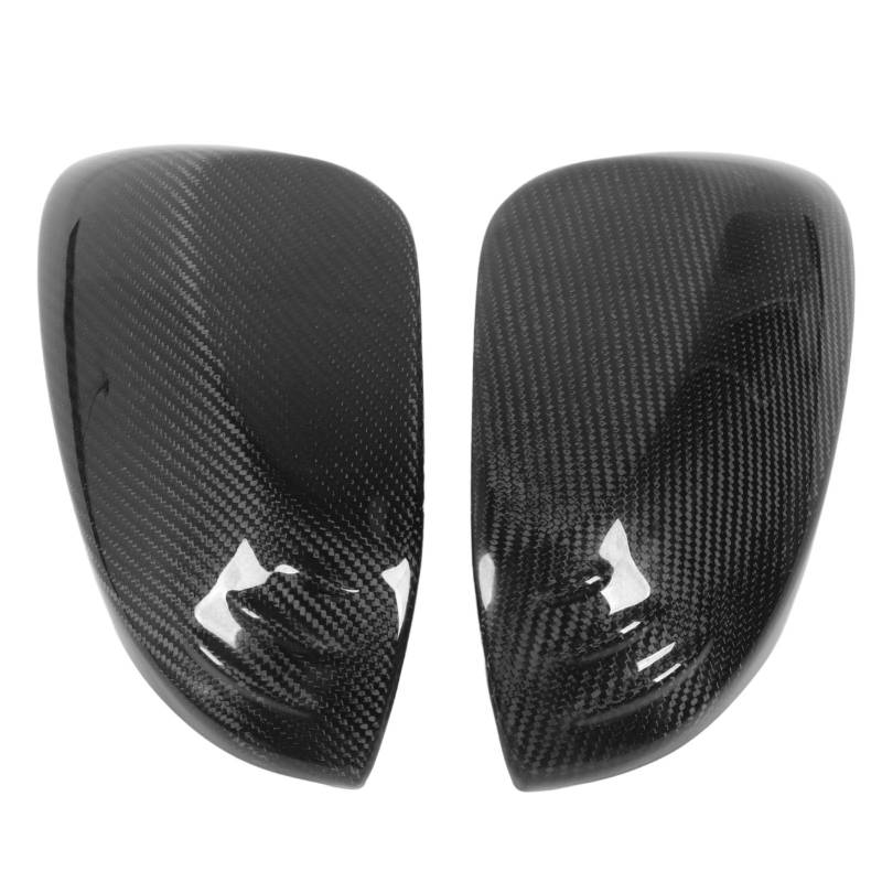 BOROCO 2PCS Seitenrückspiegelabdeckung Real Carbon Fiber Links Rechts Glänzend Ersatz Für Corolla Yaris GR von BOROCO