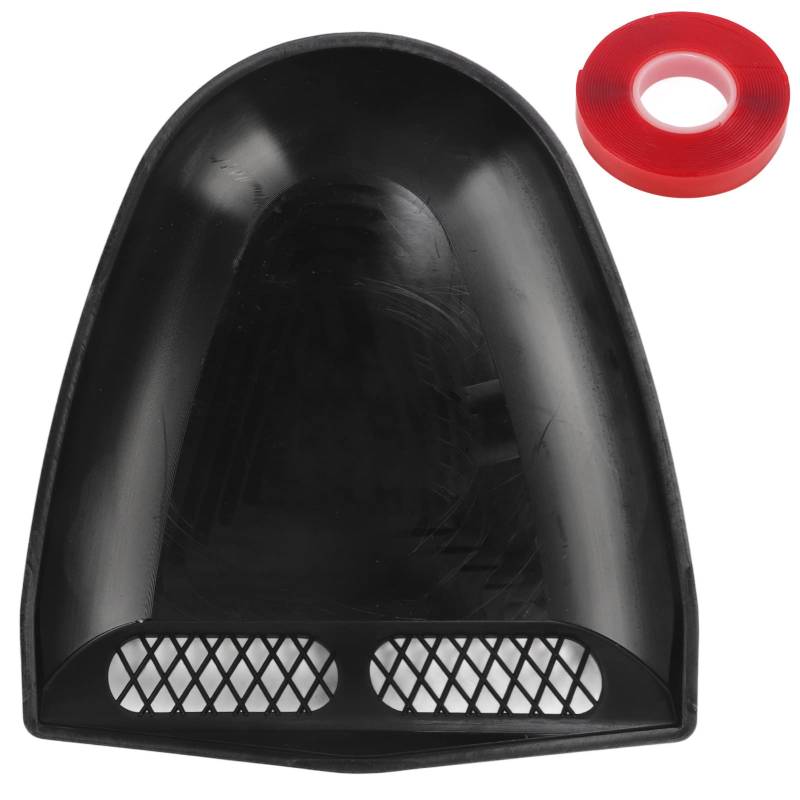 BOROCO AIR -Vent Motorhaube Schaufel, Haubenentlüftungsabdeckung Luftstrom Einlass Scoop Universal Motorhaubenabdeckung Ersatz für W117 Schwarz von BOROCO