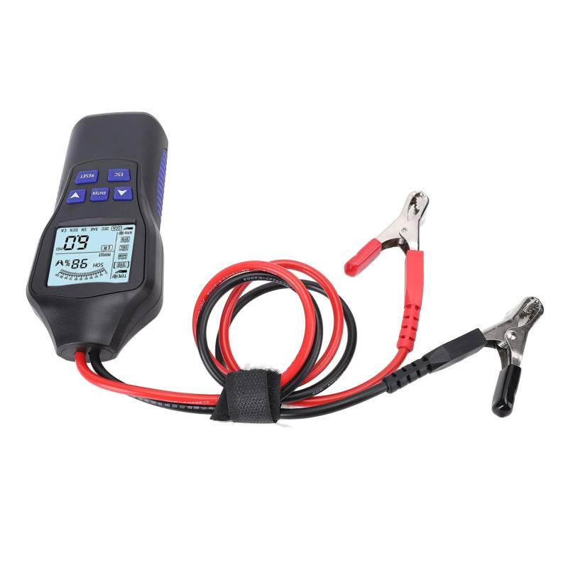 BOROCO -Auto -Batterie -Tester 12V 24 V LCD -Anzeigespannungsstrom Erkennung Automobil -Lichtmaschinen -Tester für Motorrad -LKW -Boat -RV -Marine von BOROCO