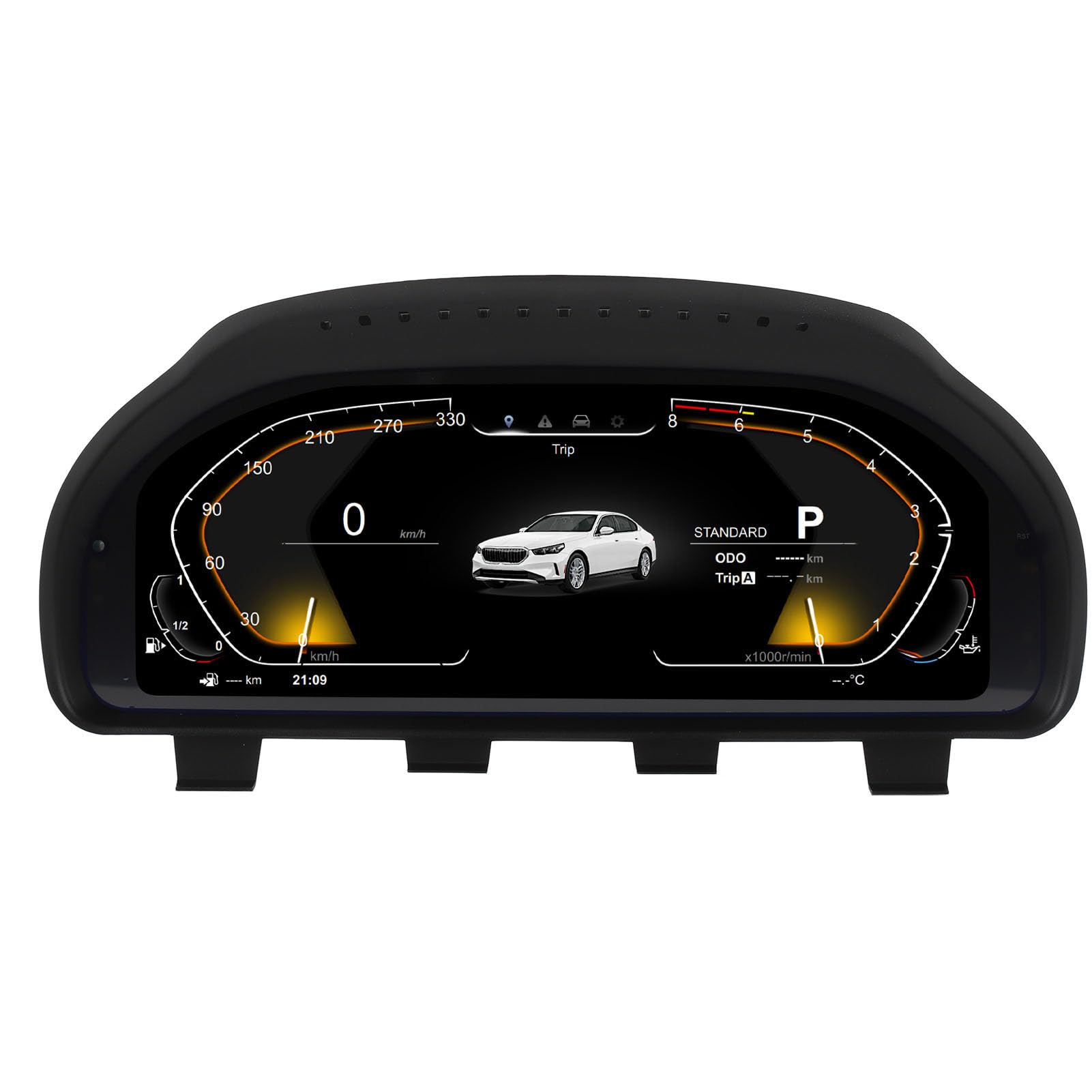 BOROCO Car Digital Cluster Instrument 12,3in Dashboard LCD Instrument Tachometer für 5 6 7 Serie X3 X4 X5 X6 von BOROCO
