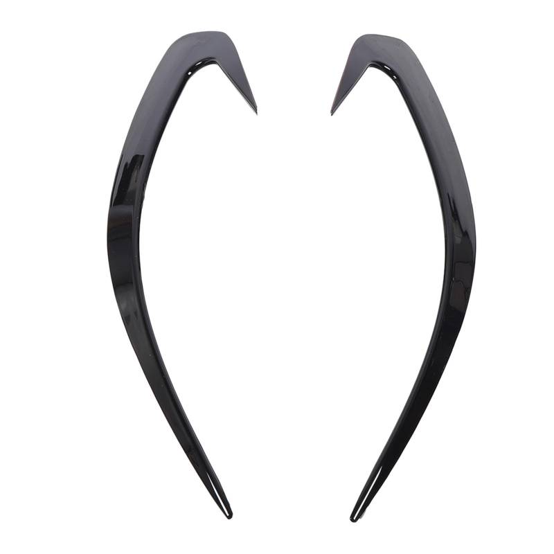BOROCO Hintere Stoßfänger Seitenlüftungssplitter, Heck Stoßfänger Spoiler Luftentlüftungsabdeckung Sporty Style Außenbauch Heckseiten -Splitter Luft Entlüftungsrahmen Ausnahme von BOROCO