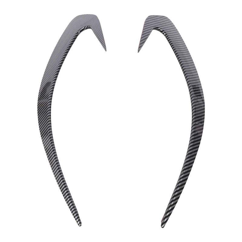BOROCO Hintere Stoßfänger Seitenlüftungssplitter, Heck Stoßfänger Spoiler Luftentlüftungsabdeckung Sporty Style Außenbauch Heckseiten -Splitter Luft Entlüftungsrahmen Ausnahme von BOROCO