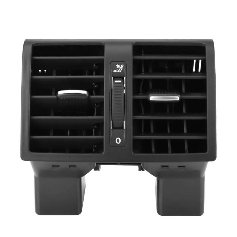 BOROCO Mittelkonsole hinten Air A/C Outlet Vent, Auto Mittelkonsole Grill Klimaanlage Entlüftungsagitter für Touran Caddy 04-15 1T0819203 von BOROCO
