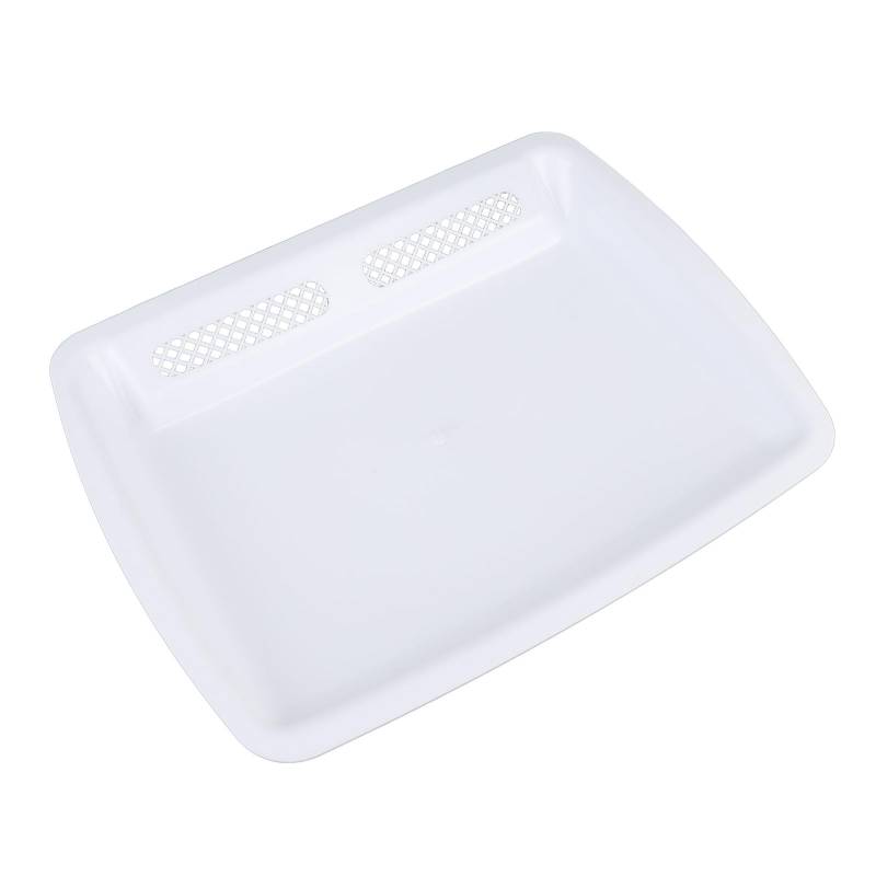 BOROCO Motor Motorhuod Vent Tric Dekorative Motorhaube Luft Einlass Aufkleber Aufkleber Ersatz für 1 Serie E90 E91 15.35 X 12,20 Zoll Weiß von BOROCO