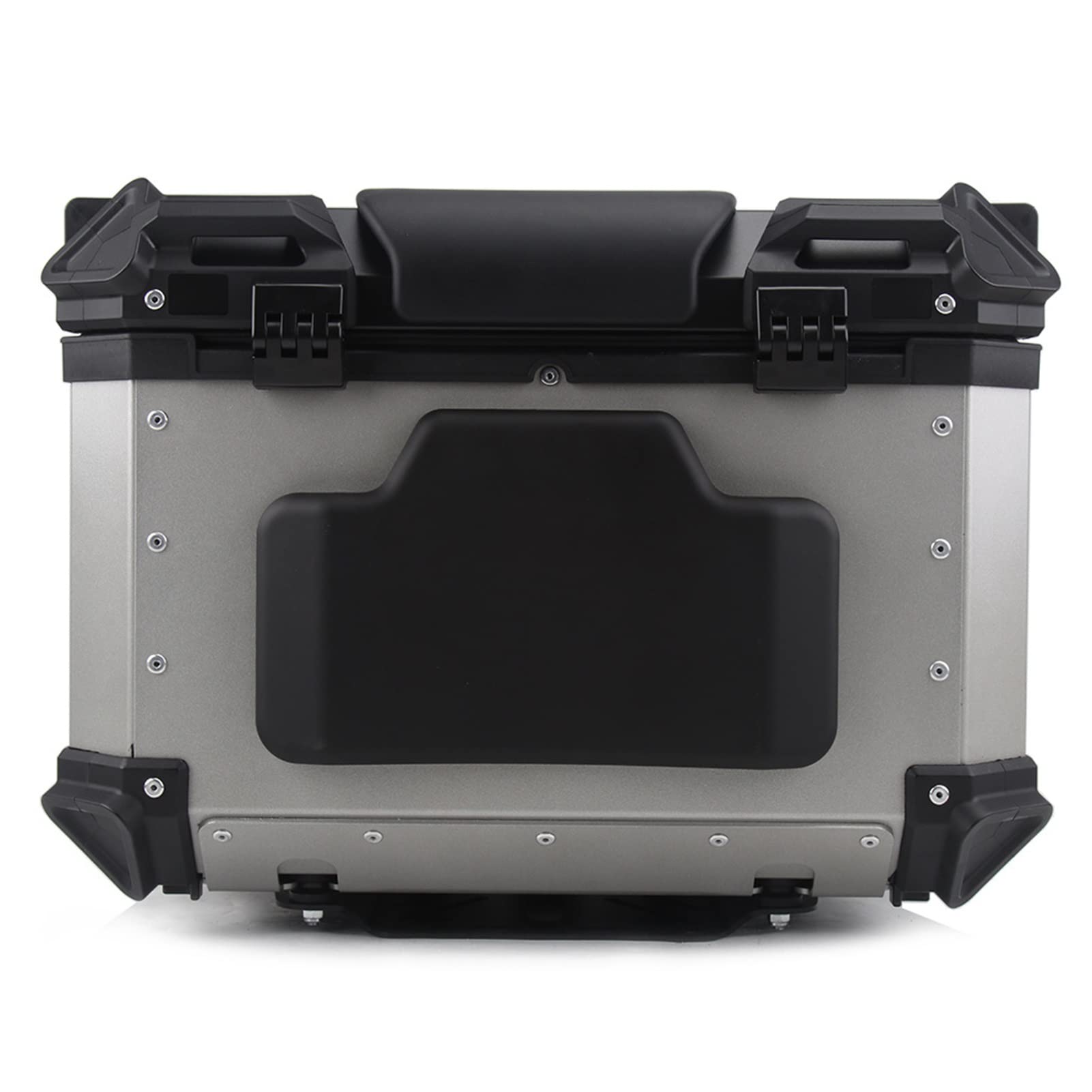 BOROCO Motorrad Topcase Rückenlehnen, Universal Motorrad Rückenlehne Rückenlehnenpolster mit Selbst Klebend (Schwarz) von BOROCO